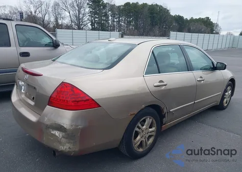 2007 Honda Accord 2.4 Ex из США, поврежденный, VIN 1HGCM56827A170362